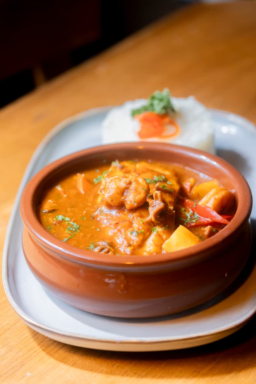 Cazuela de mariscos
