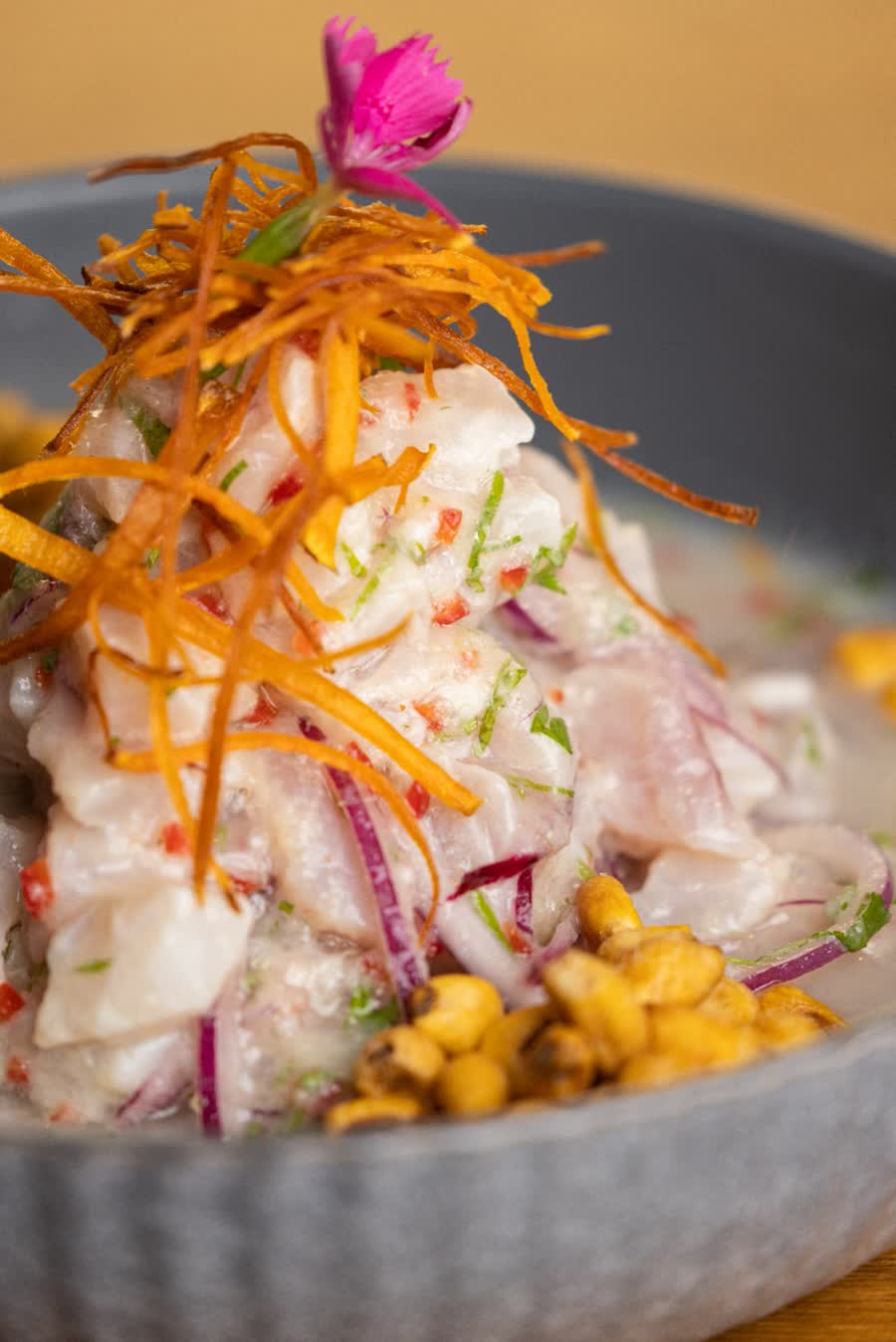 Cebiche de corvina