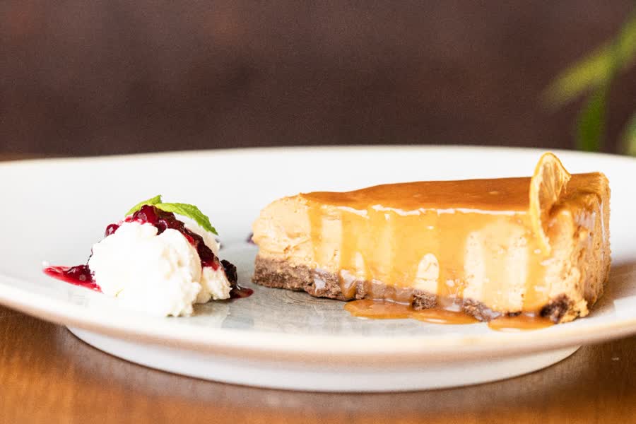 Cheesecake de dulce de leche