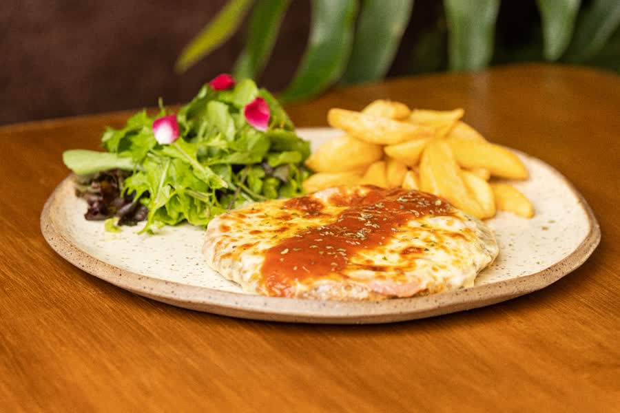 Milanesa a la napolitana